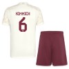 Fotbalový Komplet FC Bayern Mnichov Kimmich 6 Champions League Dětské Alternativní 2023-24 Krátký Rukáv (+ trenýrky)